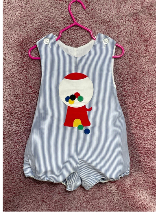 Unbranded Other - Boys vintage Kelly’s kids Gumball bubble shortall Romper 3T